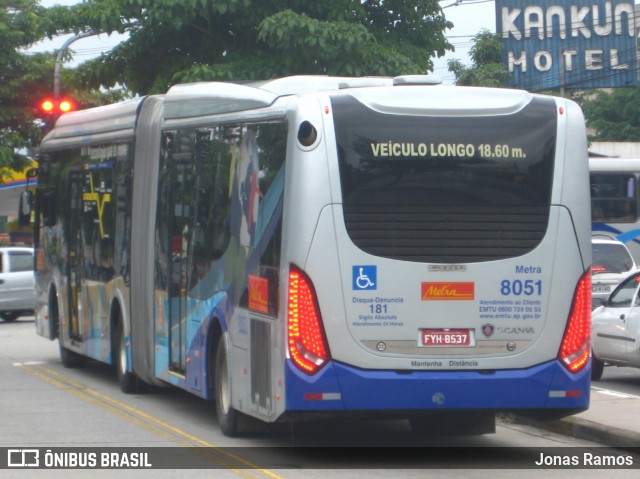 Metra - Sistema Metropolitano de Transporte 8051 na cidade de Diadema, São Paulo, Brasil, por Jonas Ramos. ID da foto: 6539355.