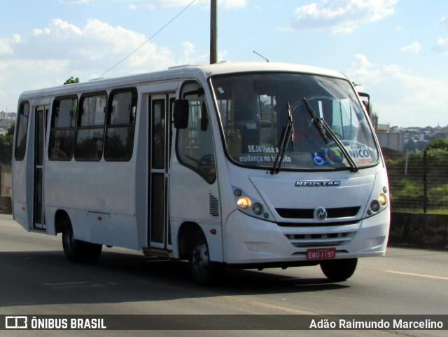 Ônibus Particulares 1197 na cidade de Belo Horizonte, Minas Gerais, Brasil, por Adão Raimundo Marcelino. ID da foto: 6540061.