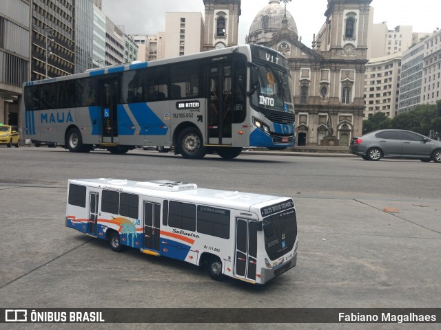 Viação Mauá RJ 185.052 na cidade de Rio de Janeiro, Rio de Janeiro, Brasil, por Fabiano Magalhaes. Número da foto: #6539749.