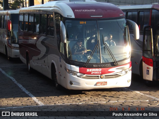 Viação Serro 24511 na cidade de Belo Horizonte, Minas Gerais, Brasil, por Paulo Alexandre da Silva. Número da foto: #6539729.
