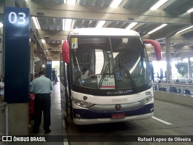 Viação Piracicabana 1290 na cidade de São Paulo, São Paulo, Brasil, por Rafael Lopes de Oliveira. Número da foto: #6539668.