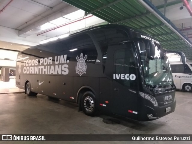 Sport Club Corinthians Paulista Mosqueteiro Iveco na cidade de São Paulo, São Paulo, Brasil, por Guilherme Esteves Peruzzi. ID da foto: 6539233.