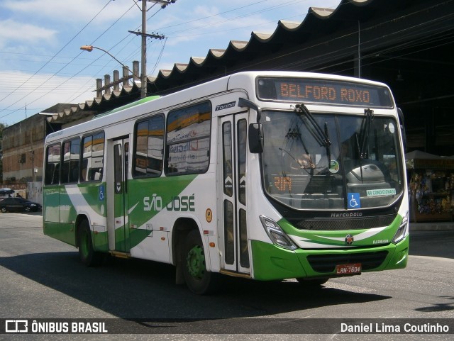 Viação São José RJ 200.028 na cidade de Nova Iguaçu, Rio de Janeiro, Brasil, por Daniel Lima Coutinho. ID da foto: 6481888.