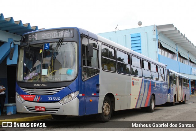 Auto Viação Ouro Verde 32.002 na cidade de Sumaré, São Paulo, Brasil, por Matheus Gabriel dos Santos. ID da foto: 6480705.