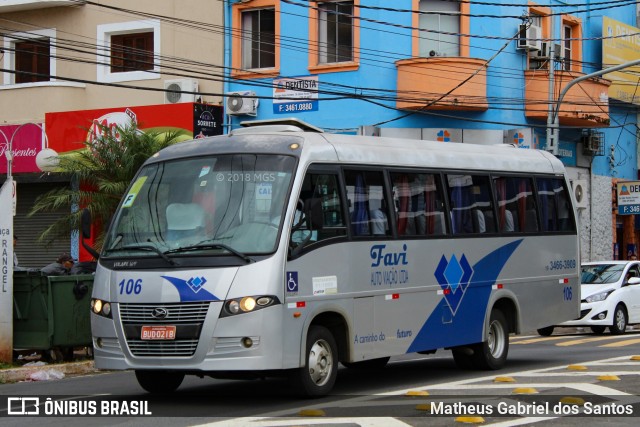 Favi Auto Viação 106 na cidade de Americana, São Paulo, Brasil, por Matheus Gabriel dos Santos. Número da foto: #6481238.