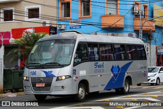 Favi Auto Viação 106 na cidade de Americana, São Paulo, Brasil, por Matheus Gabriel dos Santos. ID da foto: 6481238.