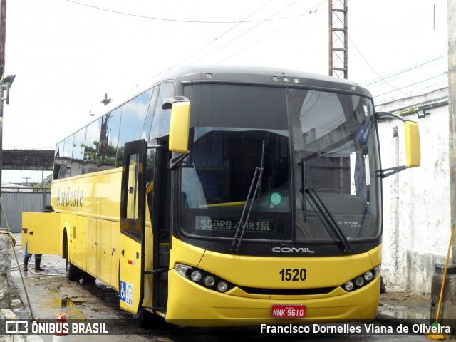 Viação Nordeste 1520 na cidade de Natal, Rio Grande do Norte, Brasil, por Francisco Dornelles Viana de Oliveira. Número da foto: #6481878.