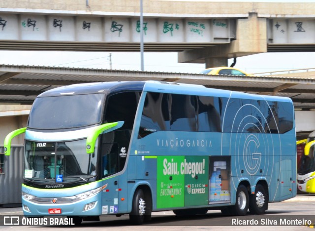 Viação Garcia 8521 na cidade de Rio de Janeiro, Rio de Janeiro, Brasil, por Ricardo Silva Monteiro. Número da foto: #6484029.
