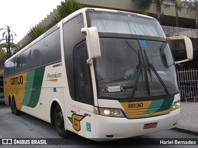 Empresa Gontijo de Transportes 11830 na cidade de Belo Horizonte, Minas Gerais, Brasil, por Hariel Bernades. ID da foto: 6484379.