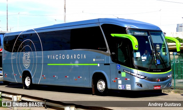 Viação Garcia 8045 na cidade de Brasil, por Andrey Gustavo. ID da foto: 6483496.