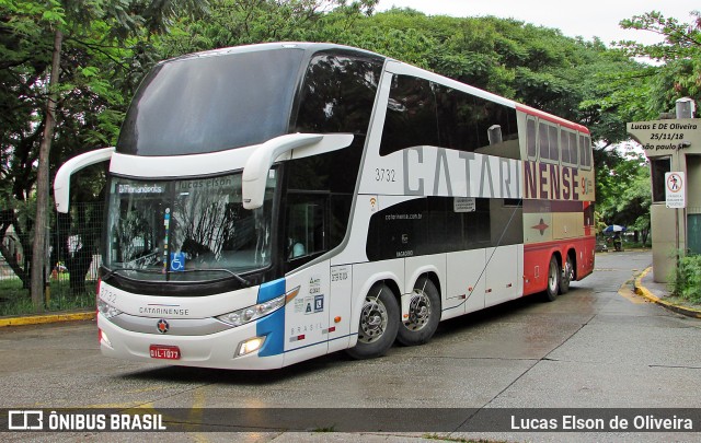 Auto Viação Catarinense 3732 na cidade de São Paulo, São Paulo, Brasil, por Lucas Elson de Oliveira. Número da foto: #6484129.