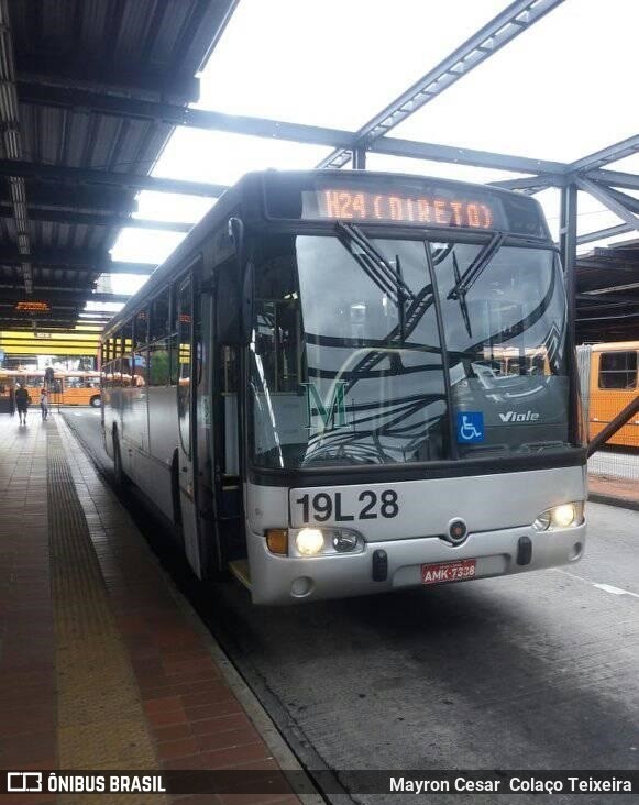 Araucária Transportes Coletivos 19L28 na cidade de Curitiba, Paraná, Brasil, por Mayron Cesar  Colaço Teixeira. Número da foto: #6484195.