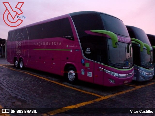 Viação Garcia 7219 na cidade de Londrina, Paraná, Brasil, por Vitor Castilho. Número da foto: #6484432.