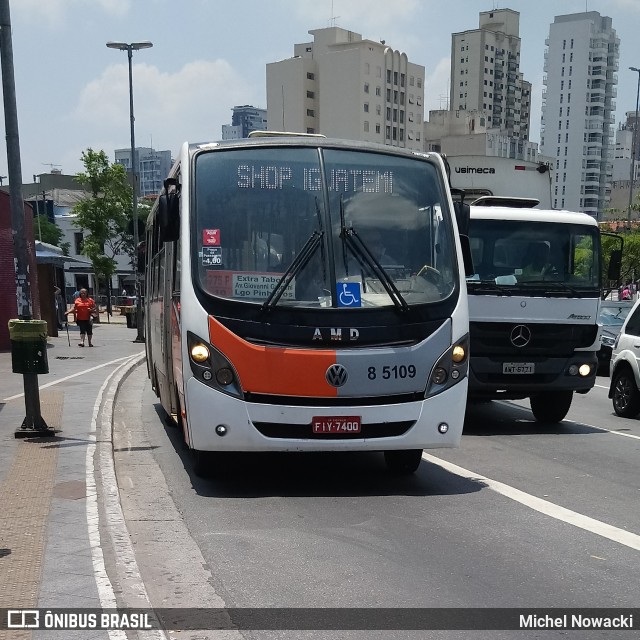 Auto Viação Transcap 8 5109 na cidade de São Paulo, São Paulo, Brasil, por Michel Nowacki. ID da foto: 6484228.