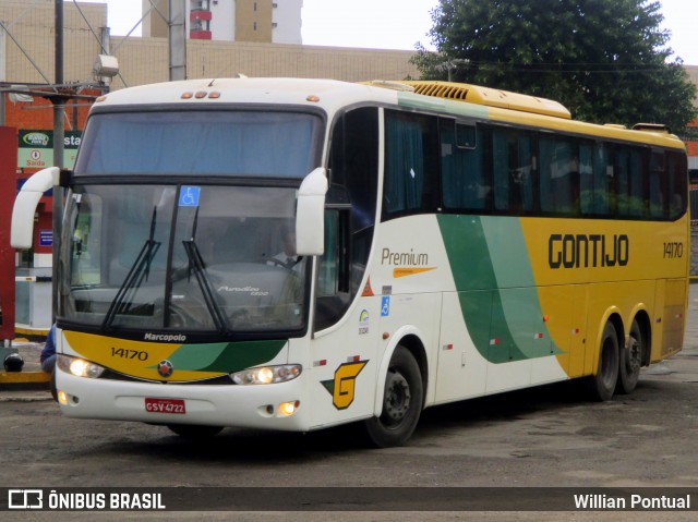 Empresa Gontijo de Transportes 14170 na cidade de Feira de Santana, Bahia, Brasil, por Willian Pontual. Número da foto: #6482258.