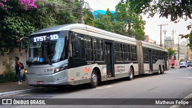 Sambaíba Transportes Urbanos 2 3030 na cidade de São Paulo, São Paulo, Brasil, por Matheus Felipe. Número da foto: #6482679.