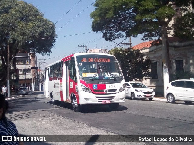 Allibus Transportes 4 5216 na cidade de São Paulo, São Paulo, Brasil, por Rafael Lopes de Oliveira. Número da foto: #6485191.