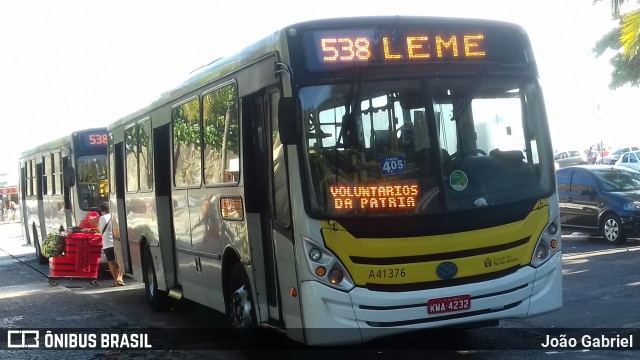 Real Auto Ônibus A41376 na cidade de Rio de Janeiro, Rio de Janeiro, Brasil, por João Gabriel. Número da foto: #6487577.
