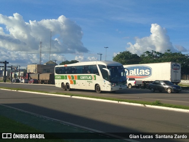 Empresa Gontijo de Transportes 21305 na cidade de Ji-Paraná, Rondônia, Brasil, por Gian Lucas  Santana Zardo. Número da foto: #6484917.