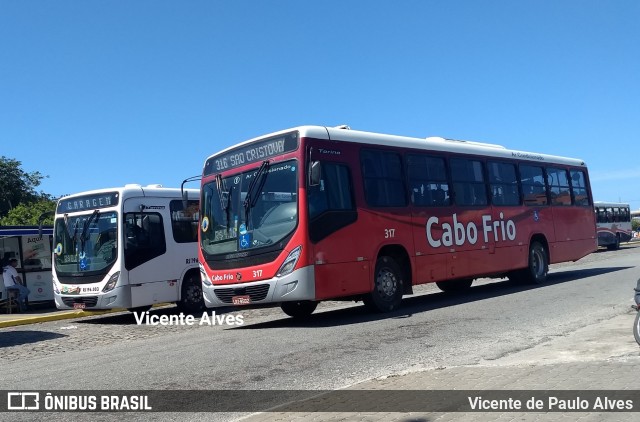 Auto Viação Salineira 317 na cidade de Cabo Frio, Rio de Janeiro, Brasil, por Vicente de Paulo Alves. ID da foto: 6485524.