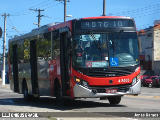 Express Transportes Urbanos Ltda 4 8403 na cidade de São Paulo, São Paulo, Brasil, por Jonas Ramos. Número da foto: #6484762.