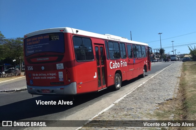 Auto Viação Salineira 356 na cidade de Cabo Frio, Rio de Janeiro, Brasil, por Vicente de Paulo Alves. ID da foto: 6485511.