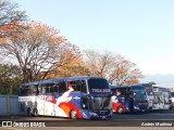 Tica Bus Transportes Internacionales Centroamericanos E18 na cidade de Costa Rica, Mato Grosso do Sul, Brasil, por Andrés Martínez Rodríguez. ID da foto: :id.