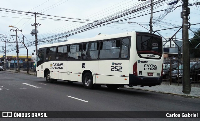 Visate - Viação Santa Tereza 252 na cidade de Caxias do Sul, Rio Grande do Sul, Brasil, por Carlos Gabriel. Número da foto: #6489428.