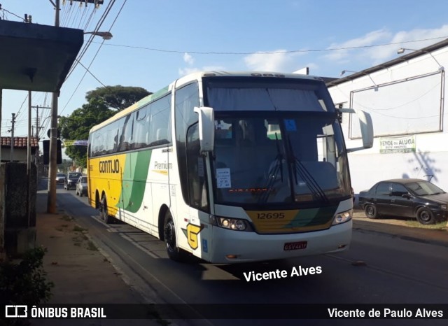 Empresa Gontijo de Transportes 12695 na cidade de Matozinhos, Minas Gerais, Brasil, por Vicente de Paulo Alves. Número da foto: #6490408.