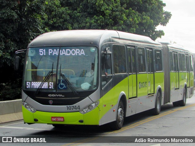 São Dimas Transportes 10744 na cidade de Belo Horizonte, Minas Gerais, Brasil, por Adão Raimundo Marcelino. ID da foto: 6489681.