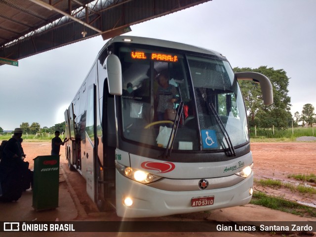 Eucatur - Empresa União Cascavel de Transportes e Turismo 4716 na cidade de Cáceres, Mato Grosso, Brasil, por Gian Lucas  Santana Zardo. ID da foto: 6488067.