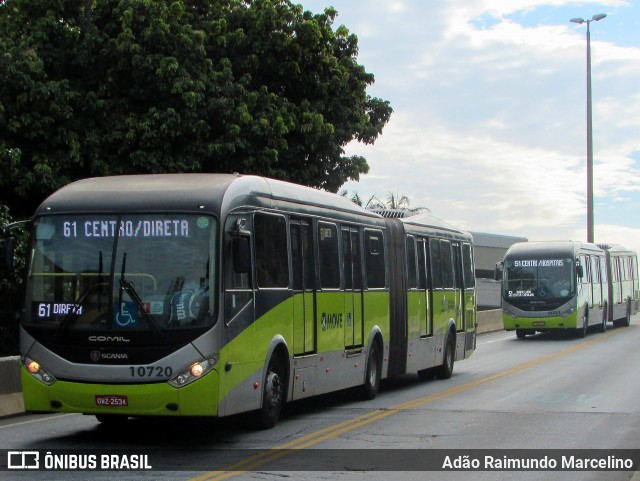 Milênio Transportes 10720 na cidade de Belo Horizonte, Minas Gerais, Brasil, por Adão Raimundo Marcelino. ID da foto: 6489671.