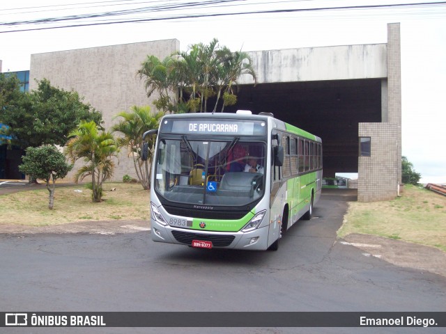 Viação Garcia 8983 na cidade de Apucarana, Paraná, Brasil, por Emanoel Diego.. Número da foto: #6487917.