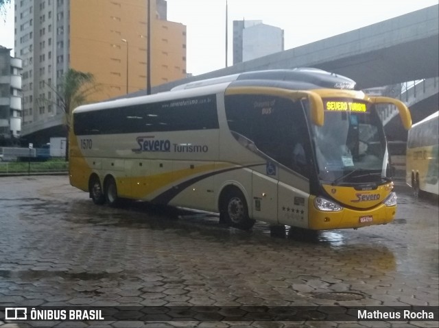 Severo Turismo 1570 na cidade de Belo Horizonte, Minas Gerais, Brasil, por Matheus Rocha. Número da foto: #6490158.