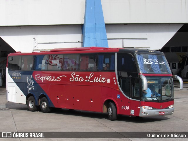 Expresso São Luiz 6930 na cidade de Goiânia, Goiás, Brasil, por Guilherme Alisson. ID da foto: 6490332.