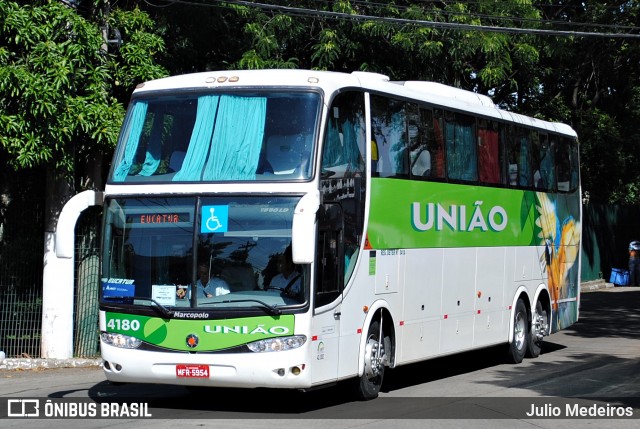Empresa União de Transportes 4180 na cidade de São Paulo, São Paulo, Brasil, por Julio Medeiros. Número da foto: #6490302.