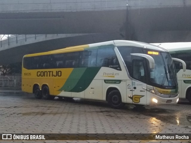Empresa Gontijo de Transportes 19035 na cidade de Belo Horizonte, Minas Gerais, Brasil, por Matheus Rocha. Número da foto: #6491318.