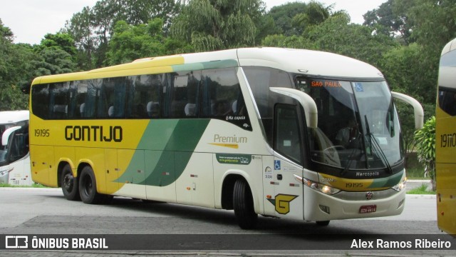 Empresa Gontijo de Transportes 19195 na cidade de Taubaté, São Paulo, Brasil, por Alex Ramos Ribeiro. Número da foto: #6492372.