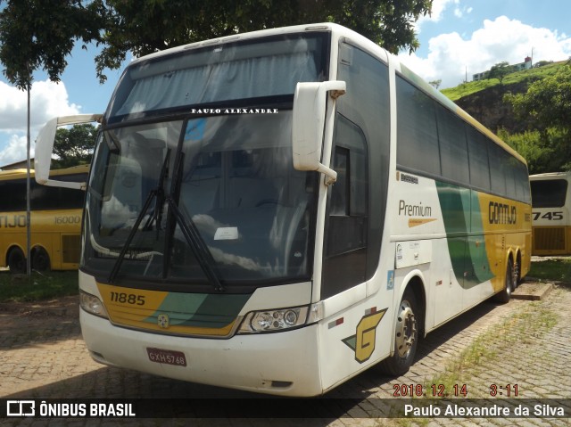 Empresa Gontijo de Transportes 11885 na cidade de Belo Horizonte, Minas Gerais, Brasil, por Paulo Alexandre da Silva. ID da foto: 6492110.