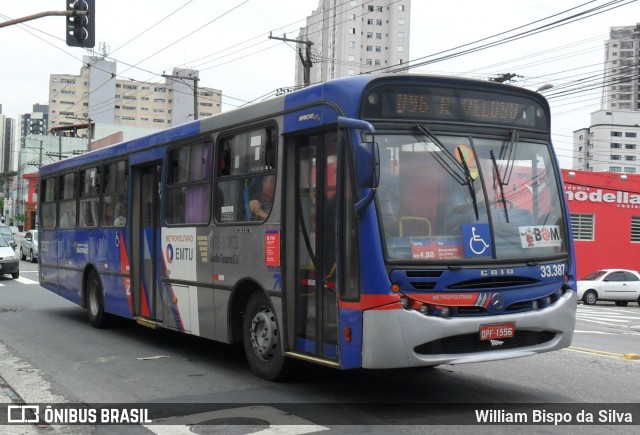 Guarulhos Transportes 33.387 na cidade de São Paulo, São Paulo, Brasil, por William Bispo da Silva. ID da foto: 6491490.