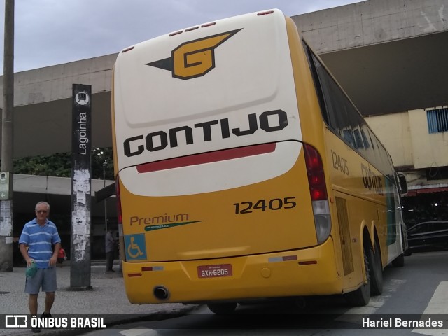 Empresa Gontijo de Transportes 12405 na cidade de Belo Horizonte, Minas Gerais, Brasil, por Hariel Bernades. ID da foto: 6492025.