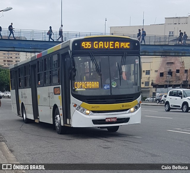 Real Auto Ônibus A41311 na cidade de Rio de Janeiro, Rio de Janeiro, Brasil, por Caio Belluca. ID da foto: 6490951.