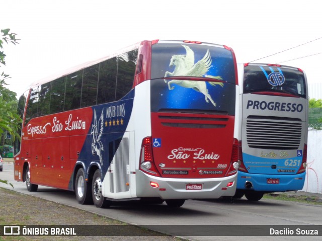 Expresso São Luiz 8060 na cidade de Recife, Pernambuco, Brasil, por Dacilio Souza. ID da foto: 6493265.