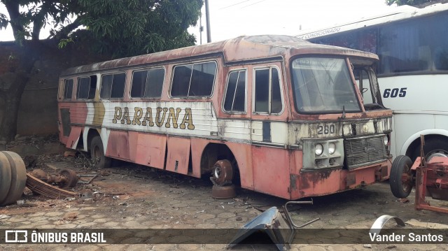 Viação Paraúna 280 na cidade de Goiânia, Goiás, Brasil, por Vander Santos. ID da foto: 6493309.