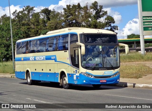 Viação Novo Horizonte 1032311 na cidade de Vitória da Conquista, Bahia, Brasil, por Rudnei Aparecido da Silva. ID da foto: 6493530.