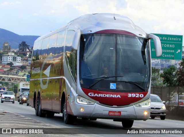 Expresso Gardenia 3920 na cidade de Belo Horizonte, Minas Gerais, Brasil, por Adão Raimundo Marcelino. Número da foto: #6496120.