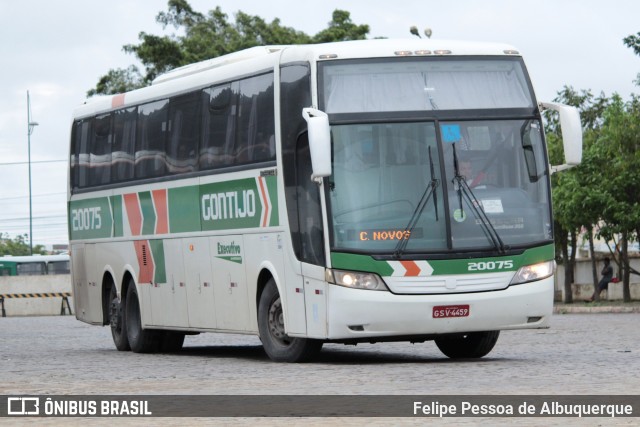 Empresa Gontijo de Transportes 20075 na cidade de Vitória da Conquista, Bahia, Brasil, por Felipe Pessoa de Albuquerque. ID da foto: 6495863.