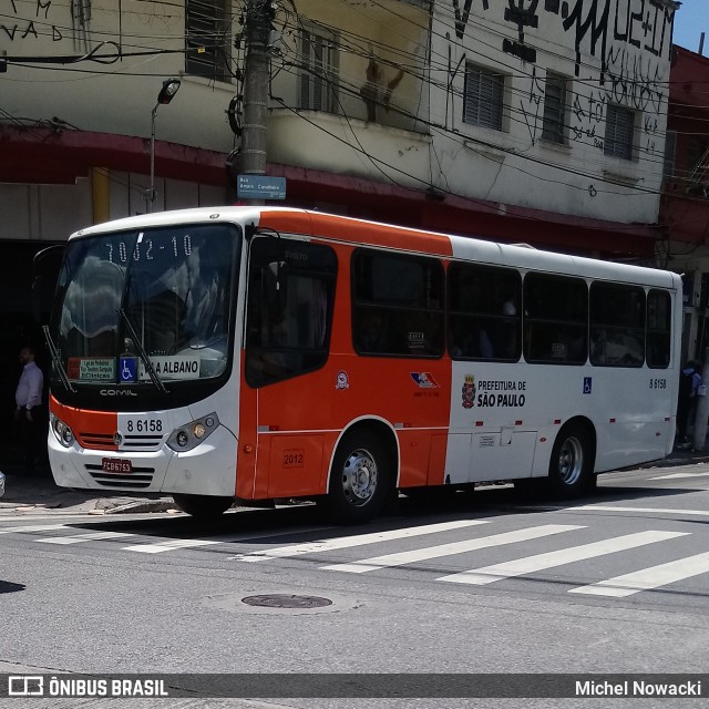 Alfa Rodobus > CooperAlfa 8 6158 na cidade de São Paulo, São Paulo, Brasil, por Michel Nowacki. Número da foto: #6495151.