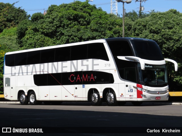 Auto Viação Catarinense 3718 na cidade de Londrina, Paraná, Brasil, por Carlos Kircheim. Número da foto: #6542477.