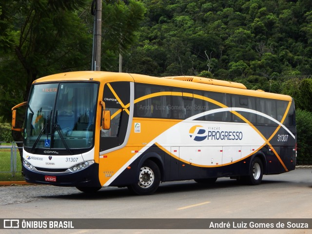 Viação Progresso 31307 na cidade de Juiz de Fora, Minas Gerais, Brasil, por André Luiz Gomes de Souza. ID da foto: 6542066.